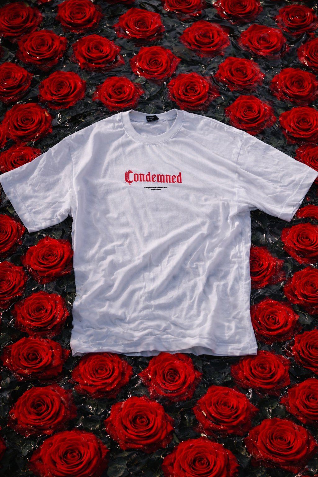 CAMISETA OVERSIZE CONDEMNED TO WIN WHITE